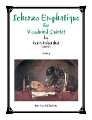 SCHERZO EMPHATIQUE WOODWIND QUINTET cover Thumbnail